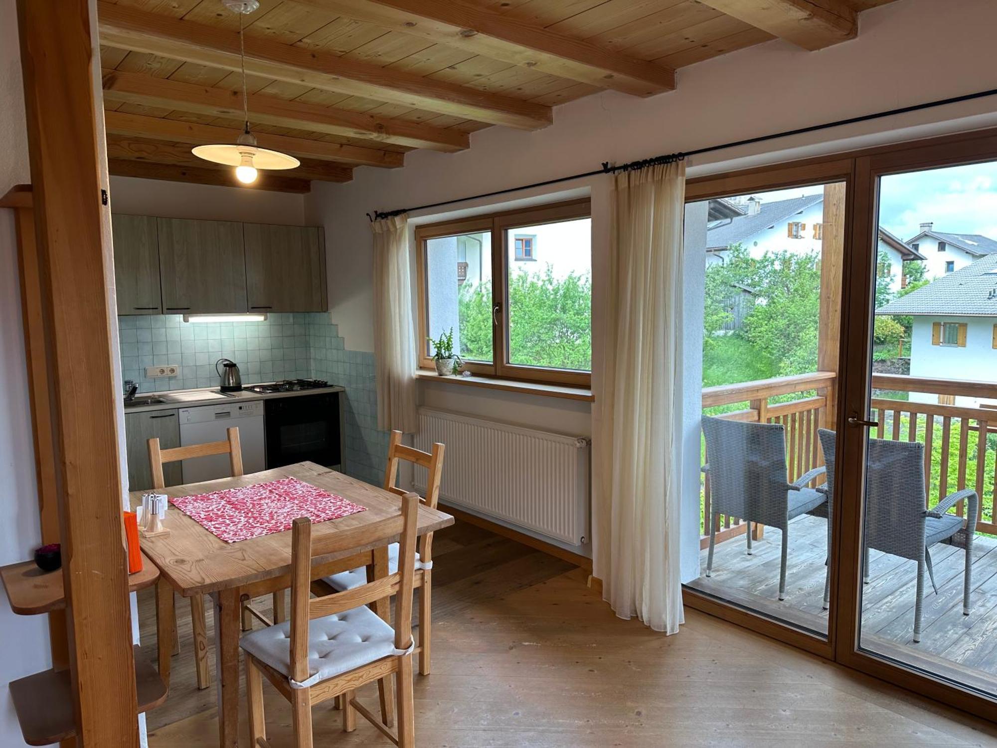 Ferienwohnung Haus Santner Völs am Schlern Exterior foto