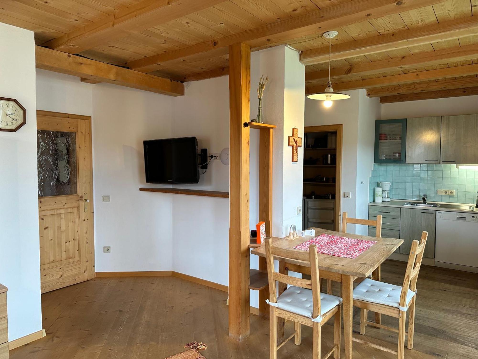 Ferienwohnung Haus Santner Völs am Schlern Exterior foto